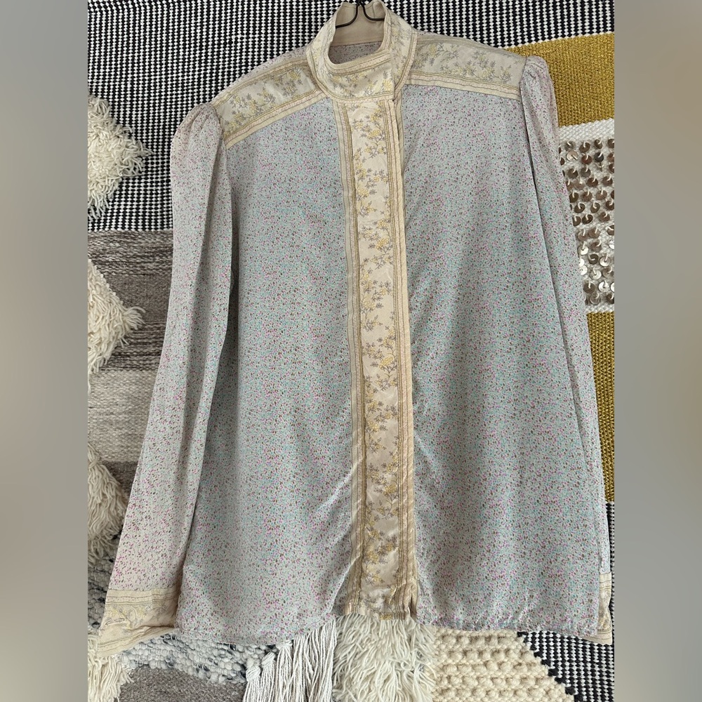 Paul and Joe vintage Floral Long Sleeve Blouse